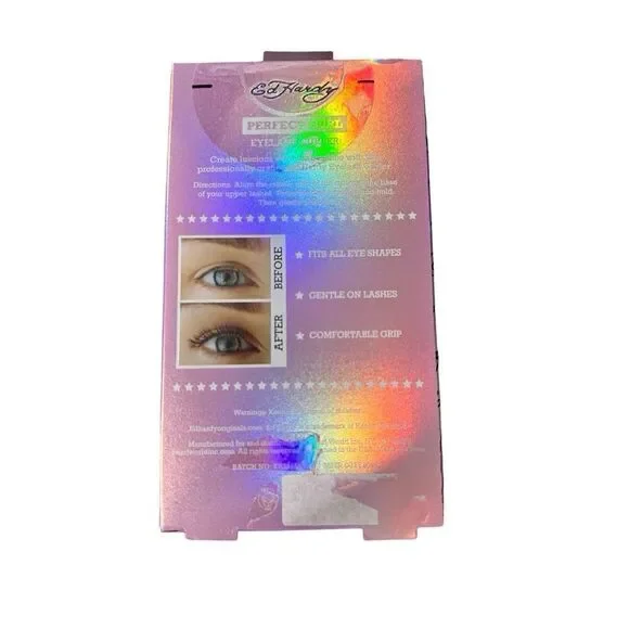 Ed Hardy Perfect Curl Eyelash Curler with Pink Handles - Picture 2 of 4